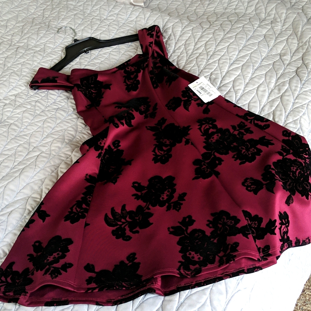 Velvet Flowers Dress
